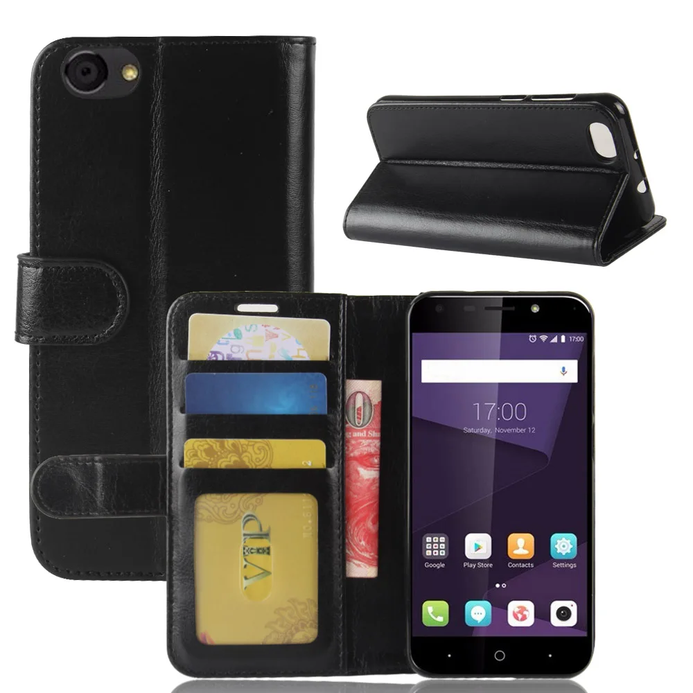 Phone Case For ZTE A6 lite PU Leather Smart Cover Flip