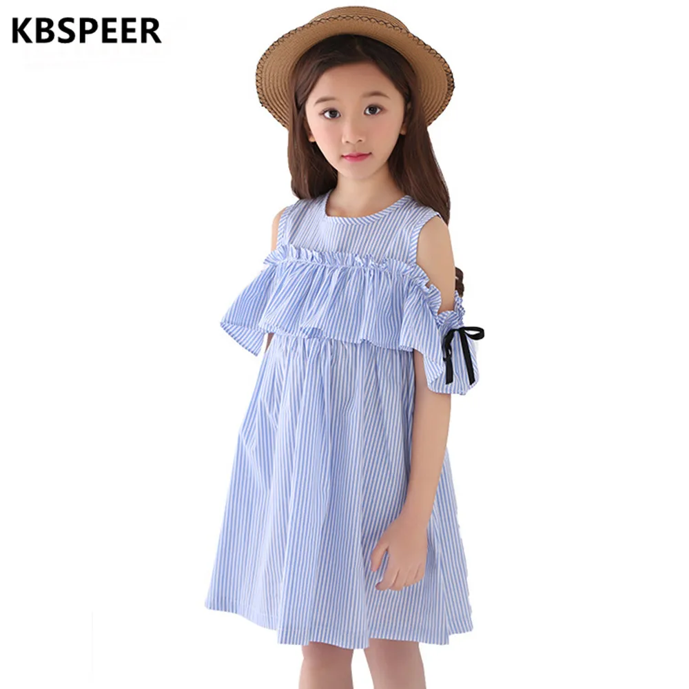 Cotton Girl Dress 2018 Summer New Girl Clothes Casual Sundress Short