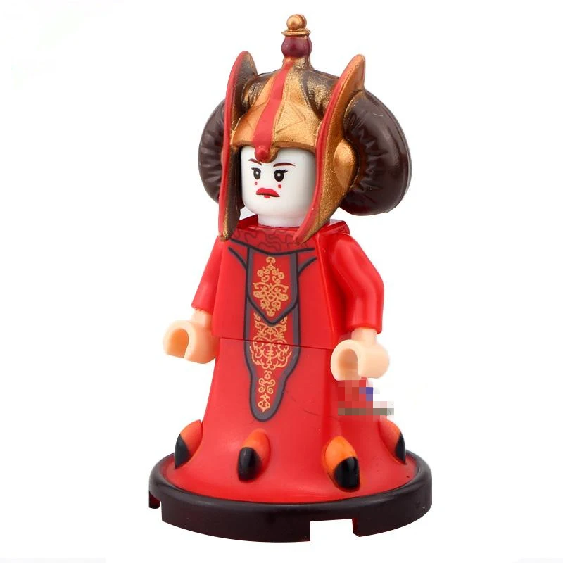 Koop Enkele Koop Queen Padme Amidala STER OORLOG De Force Wekt Sneeuw TROOPER Minifig Bouwstenen Kids Speelgoed Geschenken