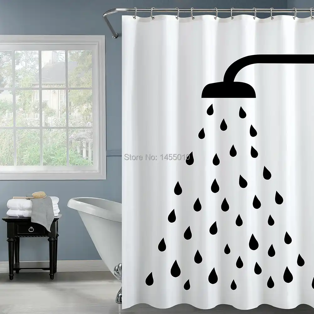 Multi Tree Printing Shower Curtain Bathroom Waterproof Extra Long 180X180cm New