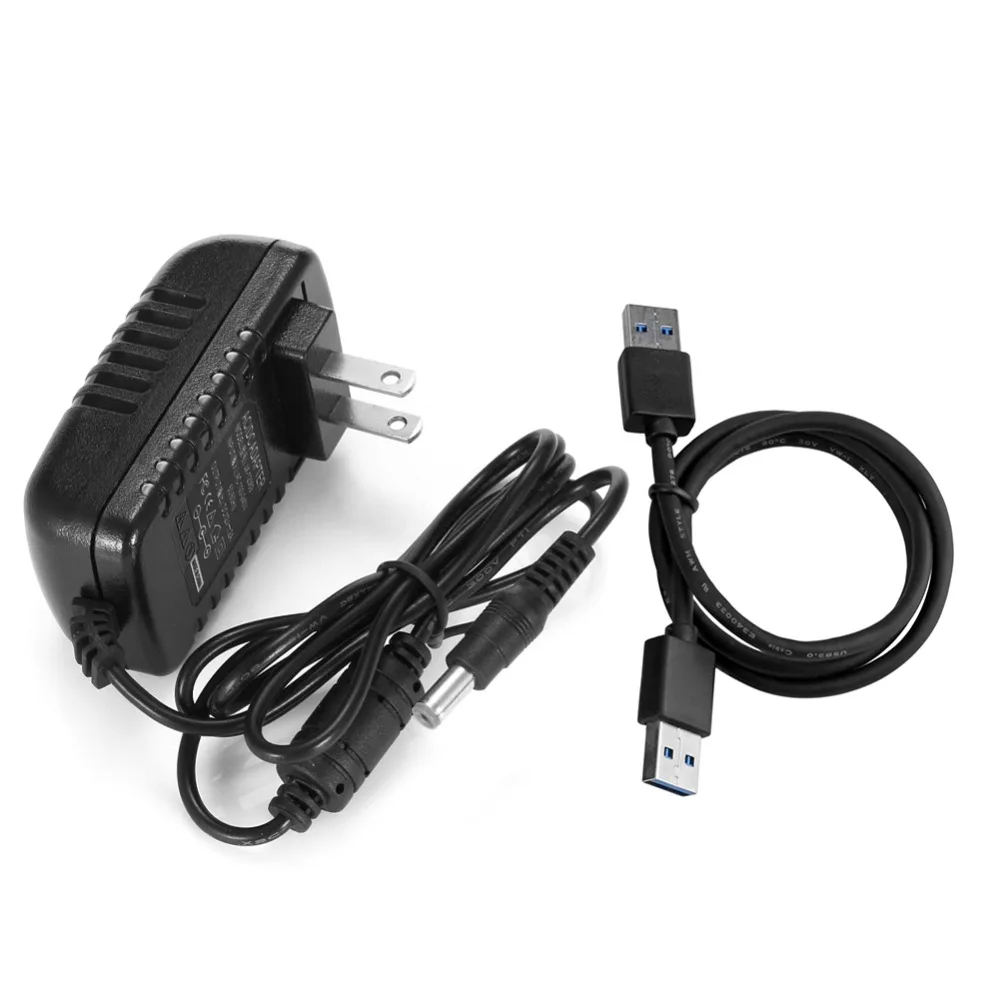 3,5 корпус для жесткого диска пластиковый корпус USB 3,0 на SATA 12 В 2A внешний корпус для жесткого диска Caddy для ноутбука Настольный ПК