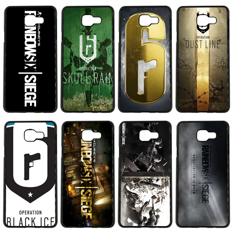 Cool Rainbow Six Siege Operation Logo Cell Phone Case Pc Hard Cover