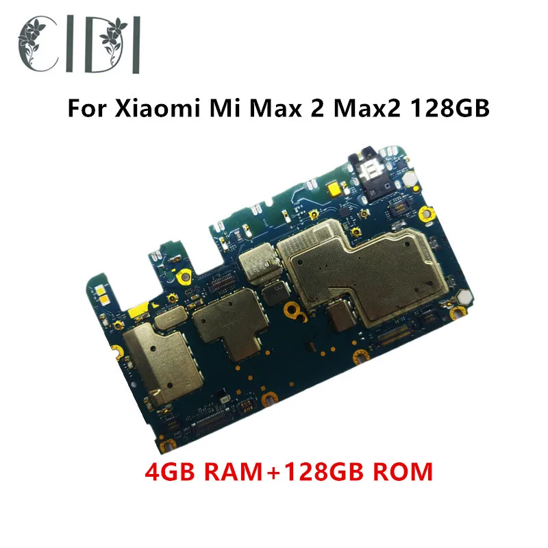 CIDI полностью рабочий используется разблокированный для Xiaomi Mi Max 2 Max2 128 ГБ материнская плата логическая материнская плата