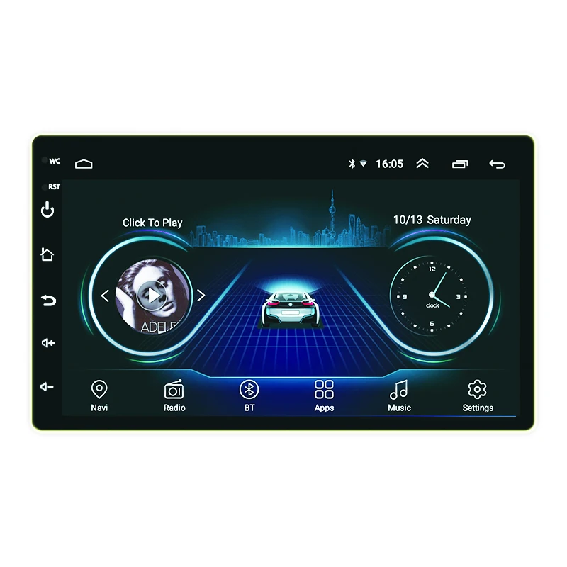 

7inch capacitive touch panel for Car Universal multimedia Player with Navigation gps system in dash
