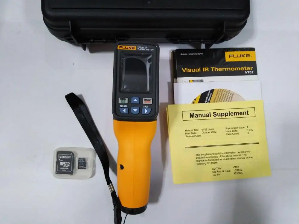 Fluke VT02 Визуальный ИК термометр инфракрасное тепловое Изображение камеры