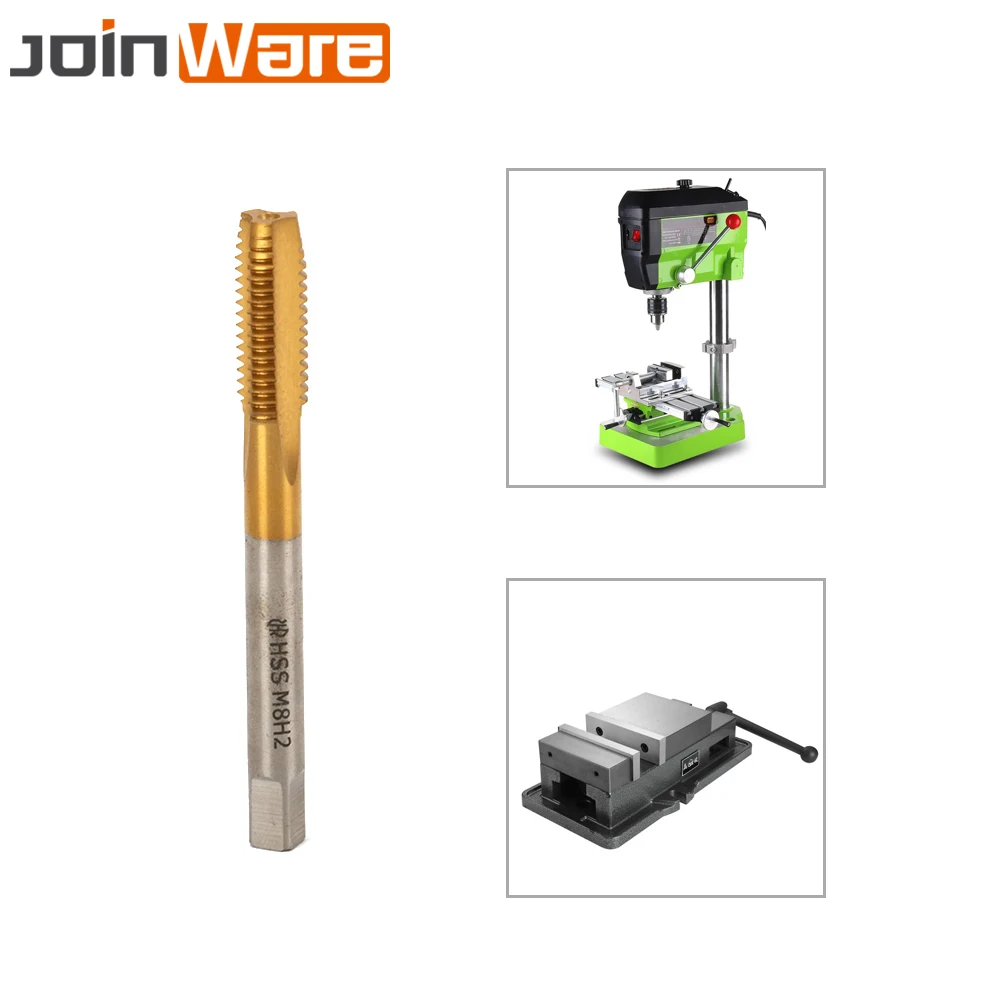 Machine Screw Tap Wrench Tap Die DIY Tool M8 Straight Fluted Screw