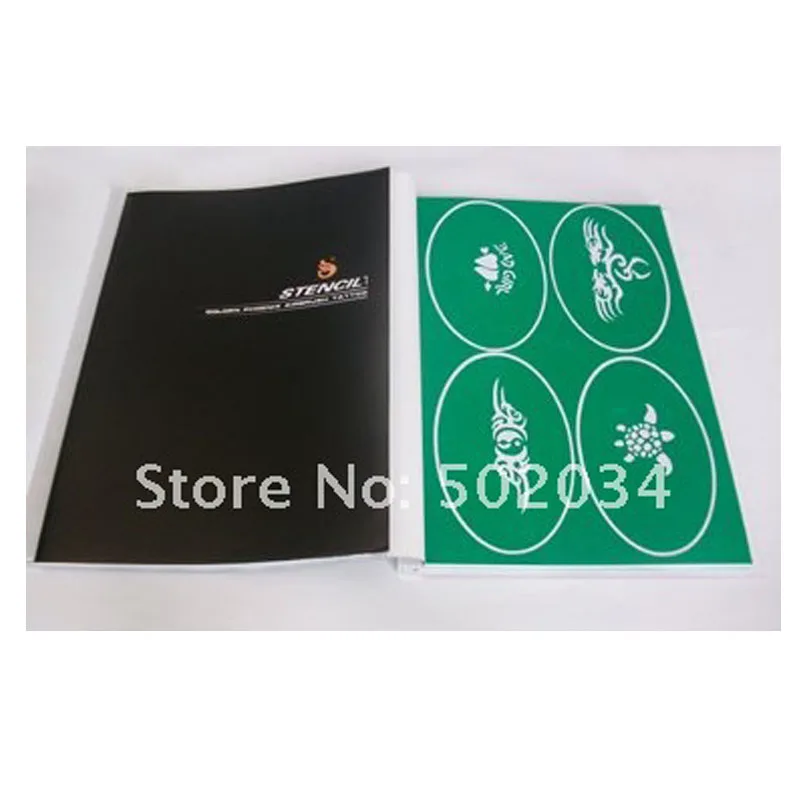 

1 Set 100 Designs Tattoo Stencil Album Drawing Templates Tattoo Stencils Book Airbrush Various Design Patterns Booklet 1