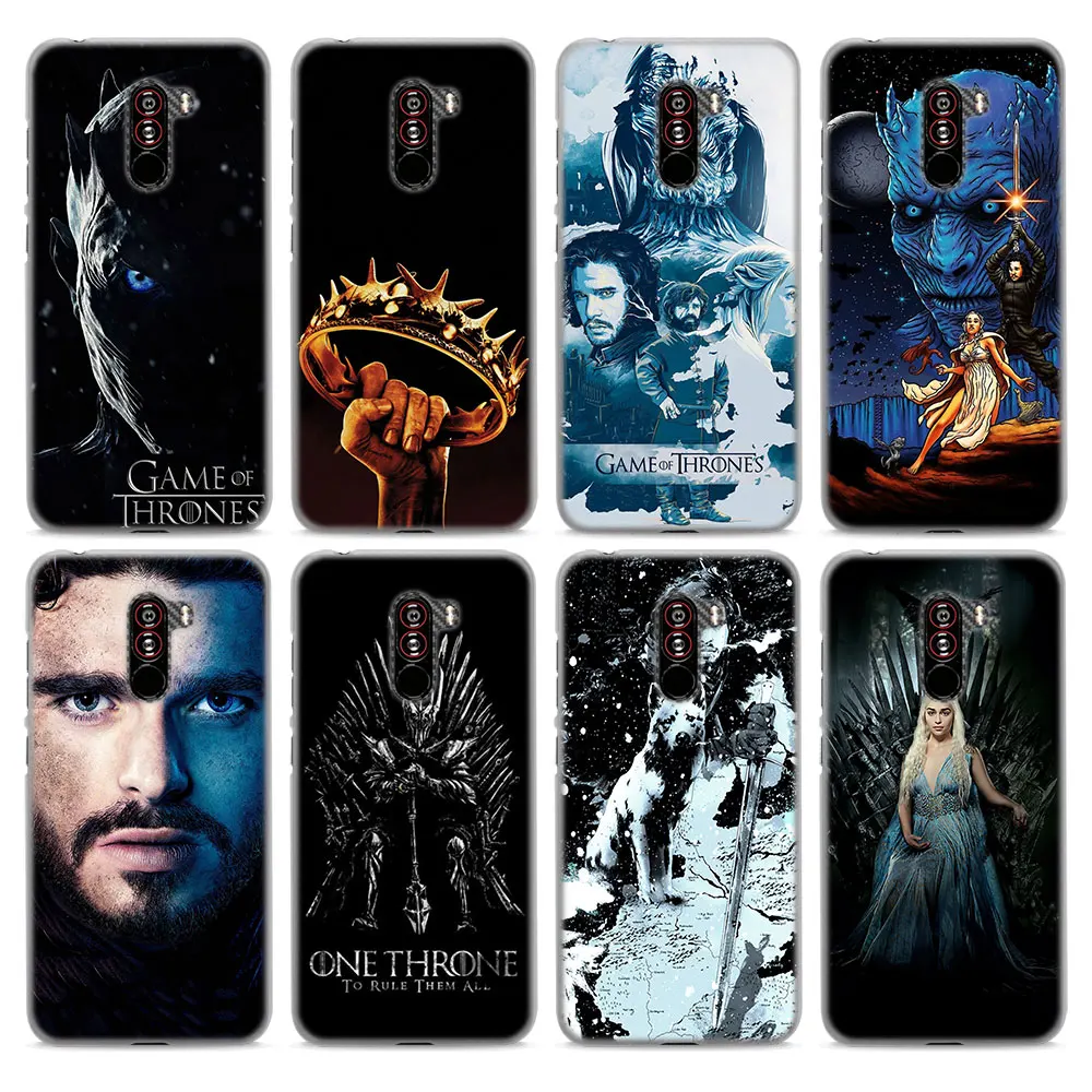 

Game of Throne poster Pattern hard Transparent Case for POCOPHONE F1 Cover for Xiaomi Redmi S2 6 6A 6Pro/A2 Lite 5 Plus 5A