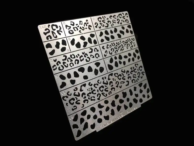 Righello Con Lettere Alfabeto Stencil Mimetico Digitale 1/35 Per ...