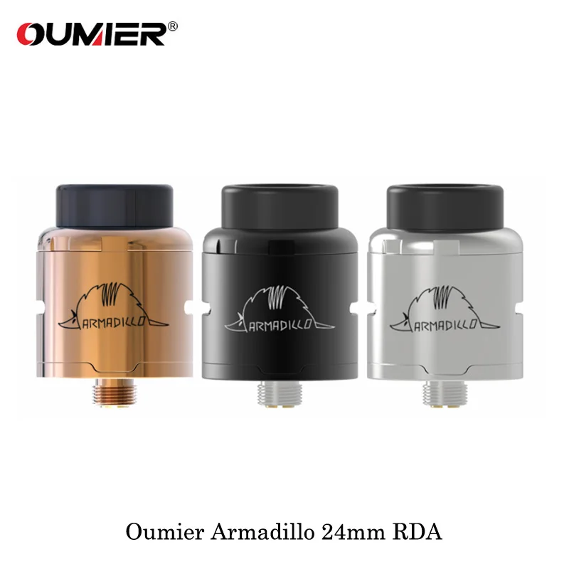 

electronic cigarettes Oumier Armadillo 24mm RDA Tank Atomizer Dual Coil Vape Vaporizer 510 thread VS Oumier WASP NANO RTA RDTA