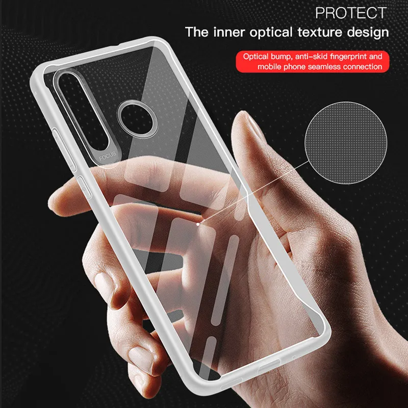 

Shockproof High Clear Transparent Case For Huawei Nova 4 3 3i 3E Cover Honor 8X 9i 10 Lite Silicone Soft Cover Phone Case
