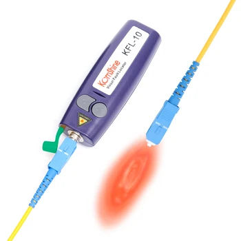 

KOMSHINE KFL-10 Test Tool Fiber Optic Visual Fault Locator/Fiber Break Checker with MINI size