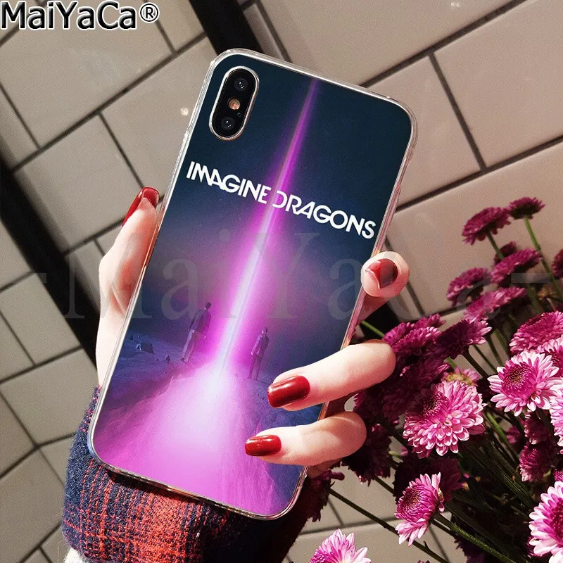 MaiYaCa imagine Dragon Ночная музыка DIY печать рисунок чехол для телефона чехол для Apple iPhone 8 7 6 6S Plus X XS MAX 5 5S SE XR