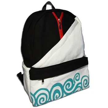 

GINTAMA cos Sakata Gintoki Free shipping Canvas backpack Two dimensions Cartoon schoolbag Unisex Japanese casual bag