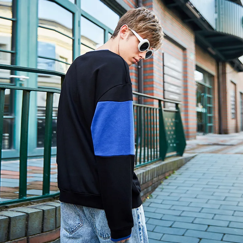 Pioneer Camp 2019 brand Fashion Mens Sweatshirt Color Block Patch Letter Printed hip hop steetwear Oversized Sweatshirts Male Pioneer Camp 2019 brand Fashion Mens Sweatshirt Color Block Patch Letter Printed hip hop steetwear Oversized Sweatshirts Male