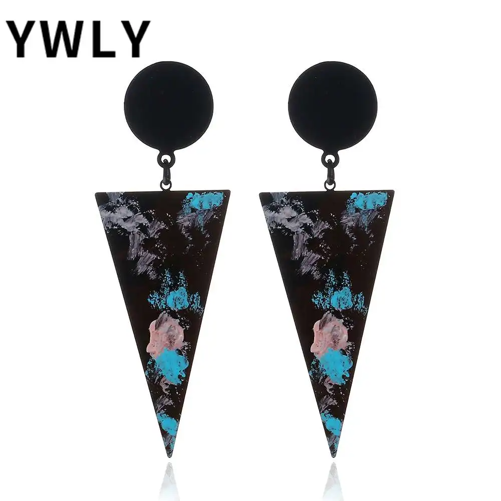 FASHION NEW DESIGN DROP EARRING FRO WOMEN TRENDY LONG TRIANGLE MADE BY IRON ALLOY | Украшения и аксессуары