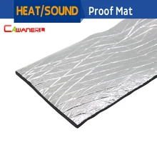 Cawanerl 20 см X 100 см Алюминиевая фольга автомобильный звукоизоляционный коврик звукоизоляционный материал шумоизолирующие прокладки Deadener