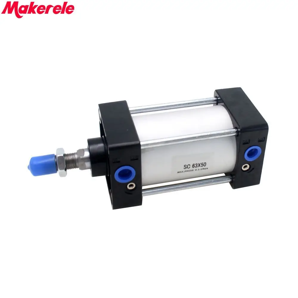 Mini Pneumatic Cylinder Double Acting Air Cylinder 63mm Bore 50mm Stroke Free Shipping Makerele Mini Pneumatic Cylinder Double Acting Air Cylinder 63mm Bore 50mm Stroke Free Shipping Makerele