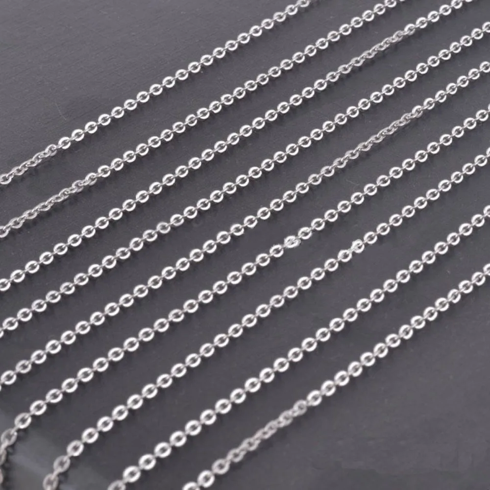 Цепочка Из Нержавеющей Стали 1 5/2/2/3 мм 10/20/50/100 шт.|necklace chain|chain wholesalestainless steel |