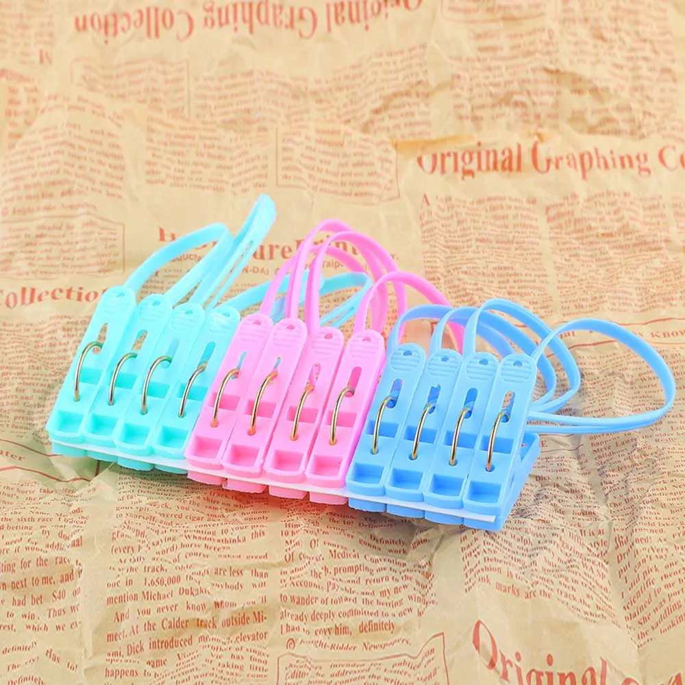 12PCS New Laundry Clothes Pins Hanging Pegs Clips High Quality Clothes