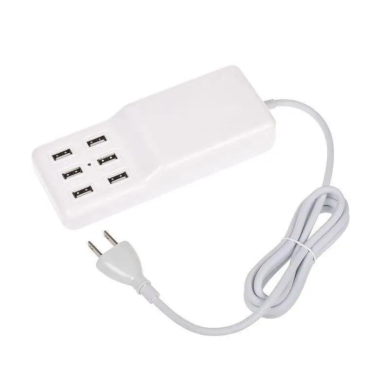 Multi-Use 6 Ports USB 12A 60W Desktop Wall Home Travel Charger Power Adapter Hub | Компьютеры и офис