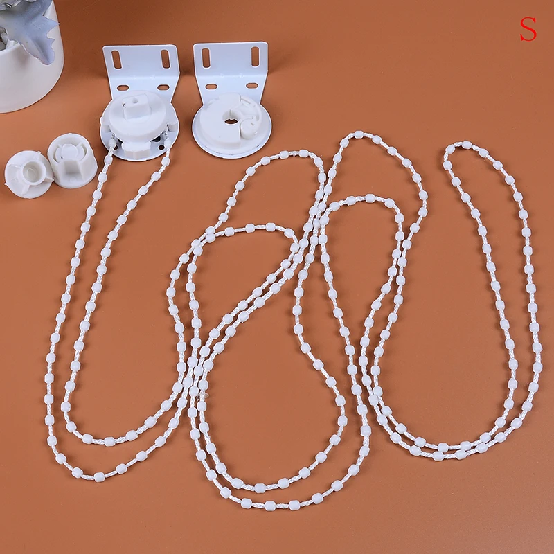 28mm/38mm Bead Curtain Accessories Window Treatments Hardware Roller Blind Shade Kit Cluth Control Ends Home Decor Bracket Chain - Цвет: S