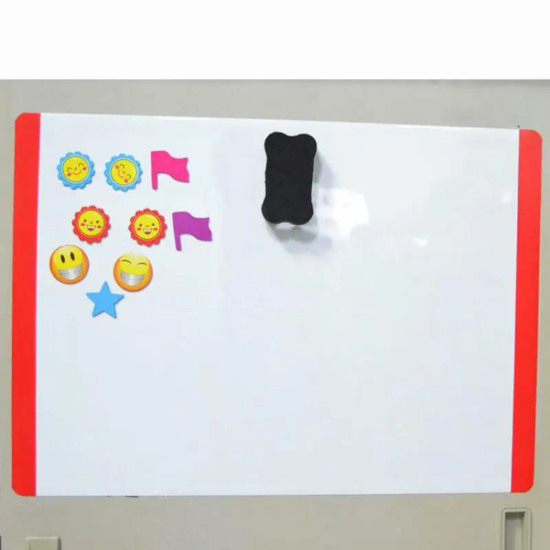 Цветная боковая доска наклейка на холодильник может быть стерта Мини стикер для маркерной доски примечание доска для сообщений Магнитная