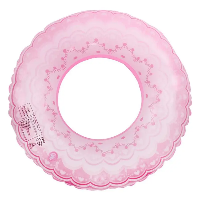 Надувной спасательный круг для взрослых, начинающих, утолщенный спасательный круг, режим подмышек, плавательный круг для мужчин и женщин, оборудование для плавания - Цвет: Pink