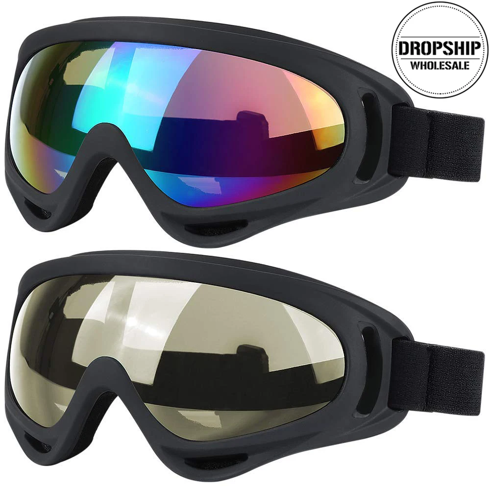 COOL Skiing Goggles Windproof Snow Snowboard Ski Glasses Motocross