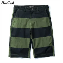 Лидер продаж Для мужчин плюс Размеры шорты личности Летние черные зеленые Wild Повседневное Для мужчин; плавки шорты мужские хлопок Мода шорты