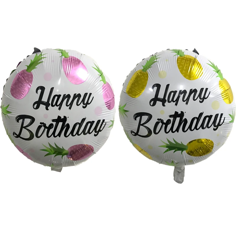 50 шт. Новинка 18-дюймовые 1 шт. воздушный шар в форме ананаса ; детская одежда на День рождения Свадебные украшения воздушные шары