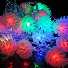 4 м 20 светодиодный s Little Pinecone RGB светодиодный светильник-гирлянда Водонепроницаемый Открытый праздничный светильник ing для дома Рождественские/вечерние/Свадебные украшения