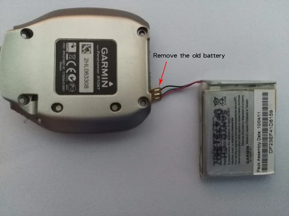 Easylander Replacement 3.7v 620mah Battery For Garmin Forerunner 910xt Running/triathlon Cycling Gps Smart Watch 361-00057-00 - Rechargeable Batteries AliExpress