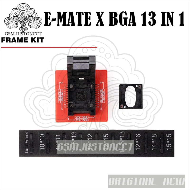Оригинальный Новый E-MATE X 13 в 1 комплект/эмате PRO/E-MATE/E-SOCKET все в 1 Поддержка BGA100/136/168/153/169/162/186/221/529/254