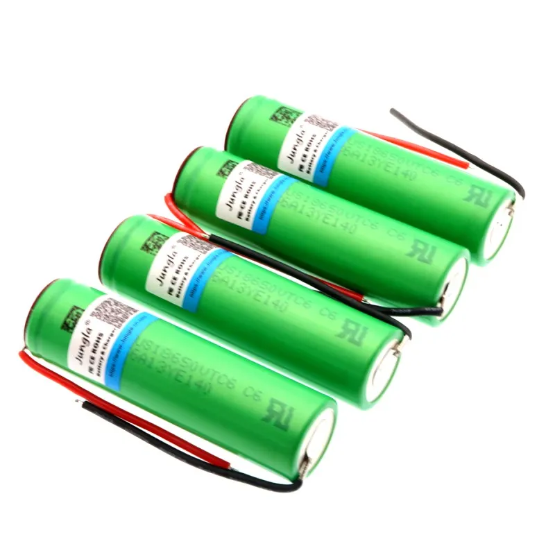 Новинка 18650 VTC6+ diy сварочная проволока 3,7 V 3000mAh 18650 литий-ионная батарея 30A разряда для шуруповерта и инструментов батареи fe13