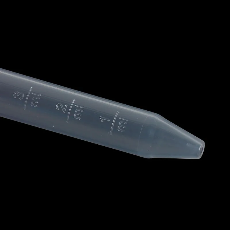 Kicute маленький силиконовый пластиковый питательный жидкий ушной глаз Градуированный пипетка капельница 5 мл для школьных лабораторных принадлежностей 2 цвета