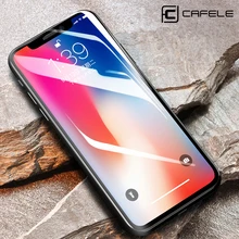 CAFELE Защита экрана для iPhone 11 Pro Max X XS MAX XR 6 7 8 PLUS 3D полное покрытие из закаленного стекла 0,3 мм ультра тонкий HD прозрачный