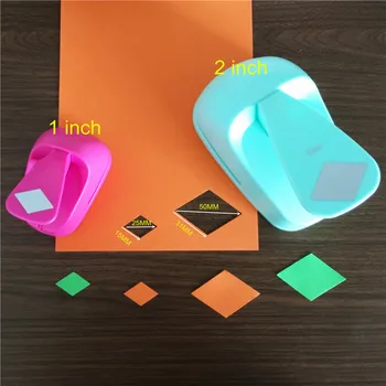 

Free ship Rhombus (1pc 1" and 1pc 2")craft punch set Punch Craft Scrapbooking Lozenge Paper hole Puncher Diamond Shaped Punches