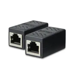 50 шт. CAT6 RJ45 Женский Разъем Lan с Экранирование основа муфта адаптер