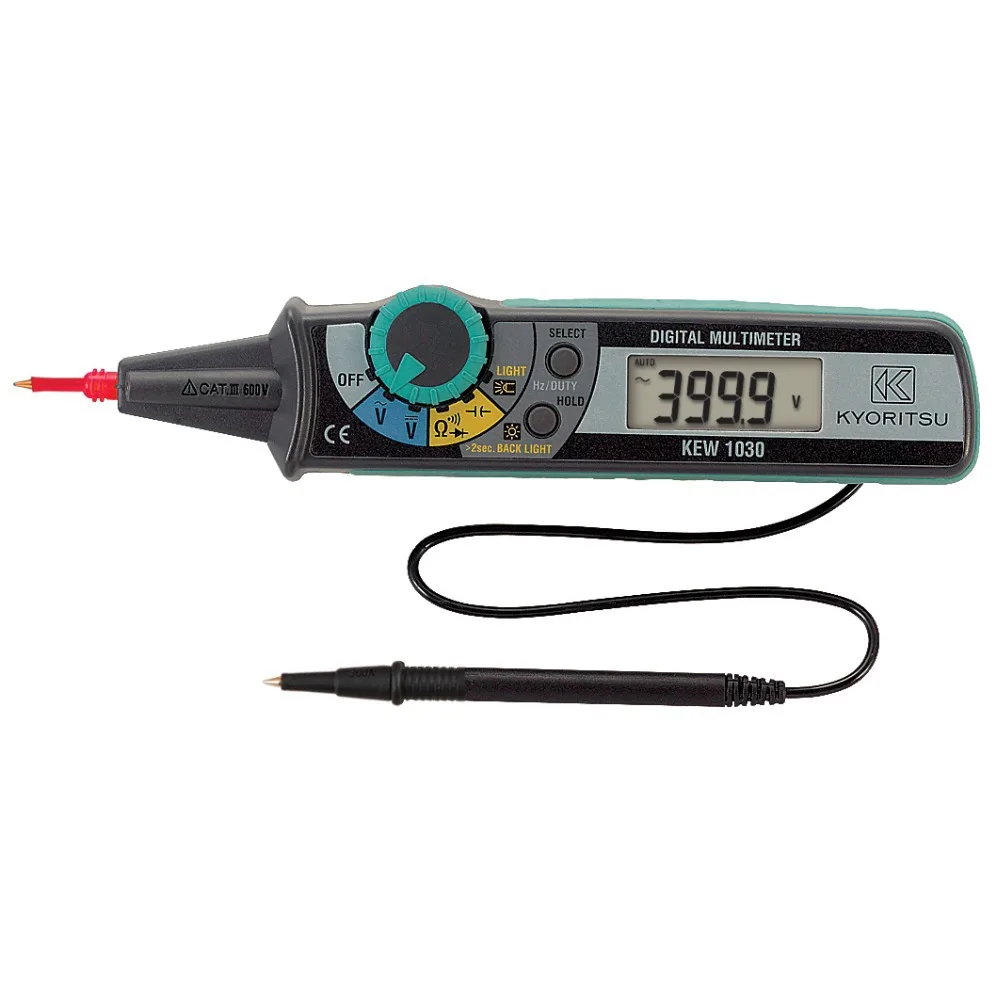 KYORITSU1030 Pen Type Digital Multimeter DC 400mV/4/40/400/600V AC 4/40