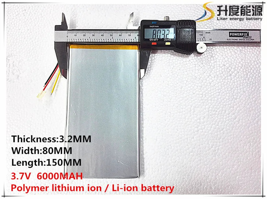 1PCS free shipping Good Qulity 3 7V 6000mAH Real 5900mAh Li ion battery for CHUWI V88