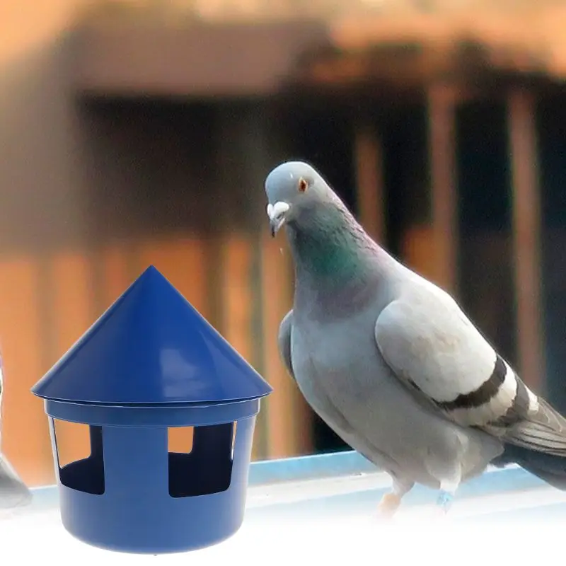 Кормушка для голубей дом дизайн крышка дозатор для кормления еды чехол для песка многофункциональный контейнер для домашних животных Птицы попугая