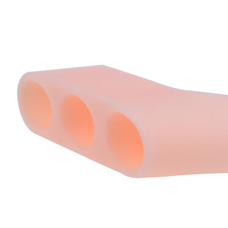 1Pair Silicone Gel Bunion Splint Toe Corrector Toe Separator Spreader Overlapping Spreader Protection Foot Care Massager
