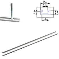 14,2 мм Т-треков Т-образная направляющая для резки джиг приспособление деревообрабатывающий прессовочная плата нажимная колодка для