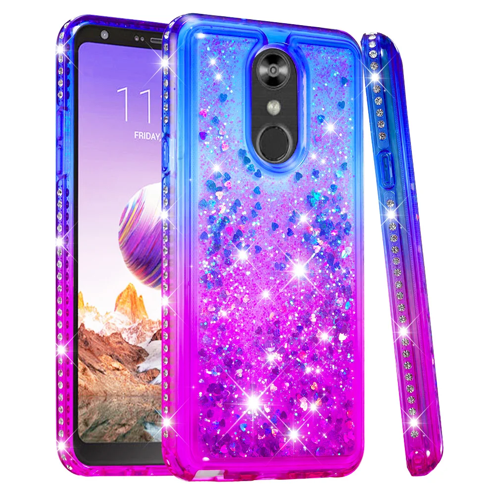 Para LG Stylo 3//LS777//Stylo 3 Plus Bling Glitter Diamond sequinc Sparkle Funda