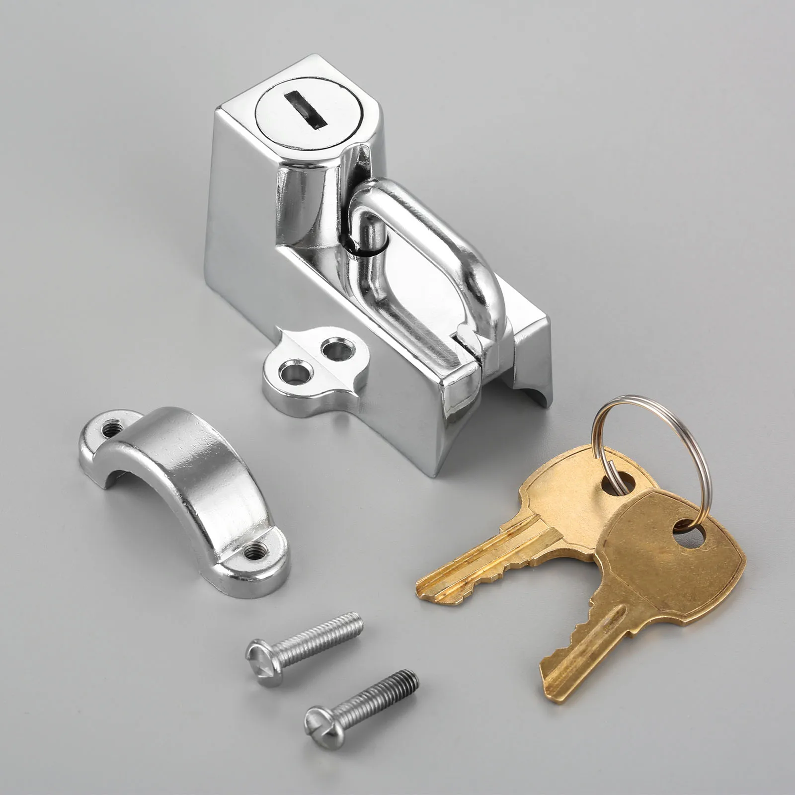 

Motorcycle Helmet Lock With 2 Keys For Chrome Black 22mm 7/8" Tube For Universal Motorcycles Accessories