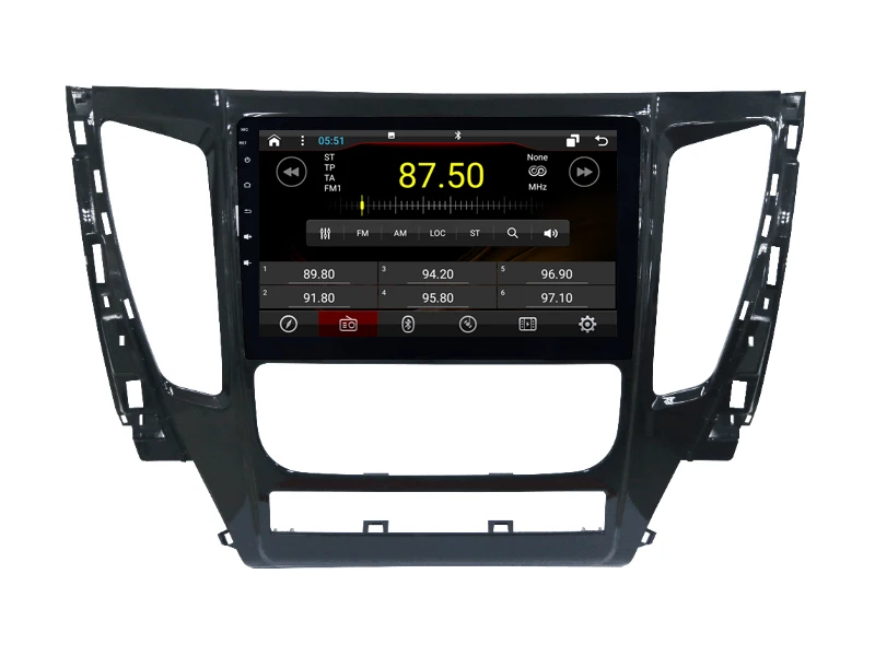 Discount 32GB rom 8 cores Android 8.1.2 car GPS for Mitsubishi PAJERO 2017 touch screen radio DSP stereo navigation carplay multimedia FM 3