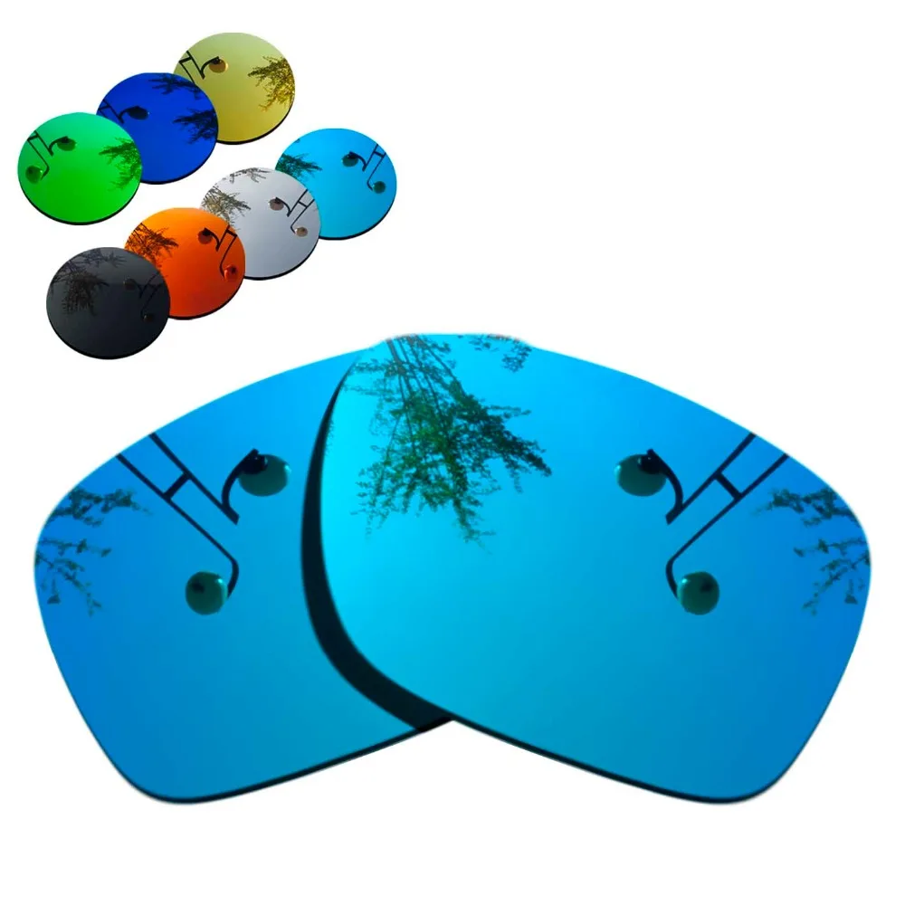 

100% Precisely Cut Polarized Replacement Lenses for Mainlink Sunglasses Blue Mirrored Coating Color- Choices