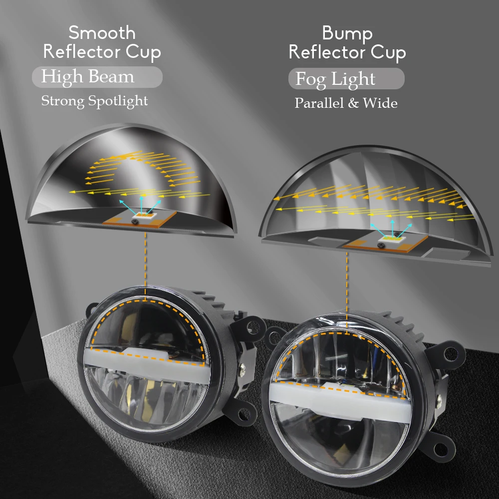 30 Вт H11 Автомобильный светодиодный фары дальнего света ближнего света ...