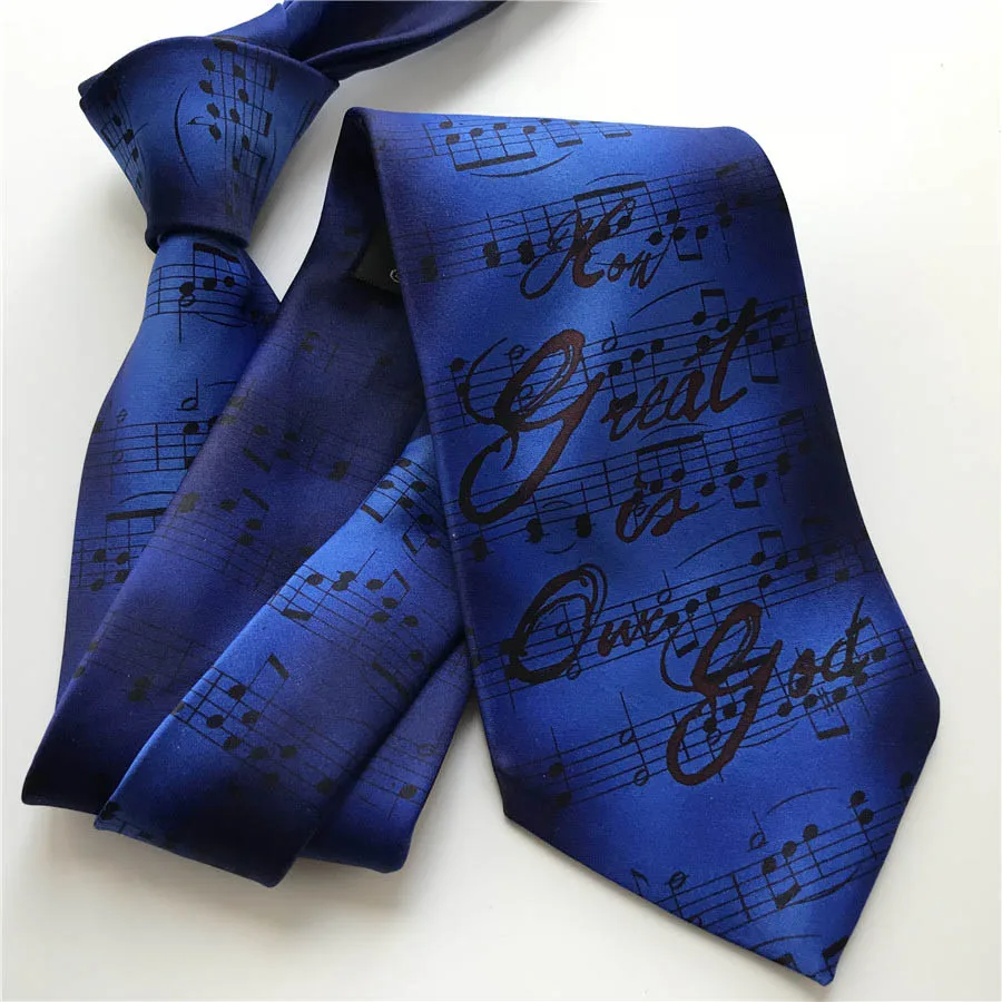 9 cm New Designer Tie Men Musical Necktie Musician Music Ties